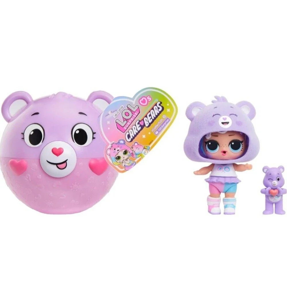 L.O.L. Surprise! Care Bears Share Bear Rare Doll Limited Ed Unopened inside bags